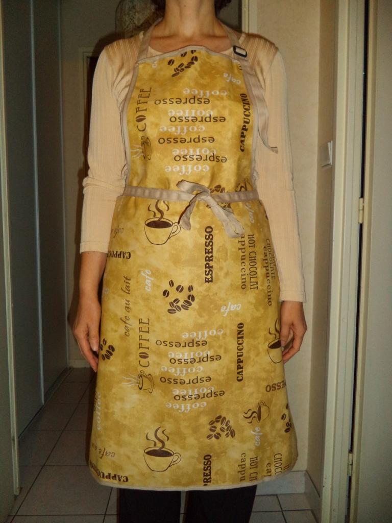 Modèle de tablier de cuisine 